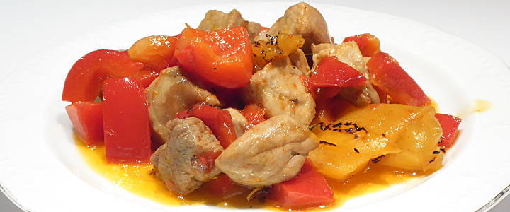 Spezzatino di maiale alla lucana