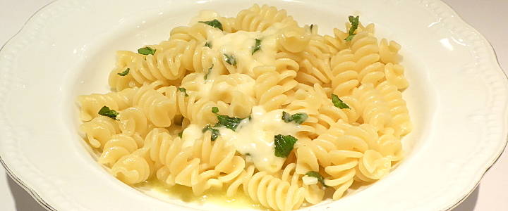 fusilli alla menta