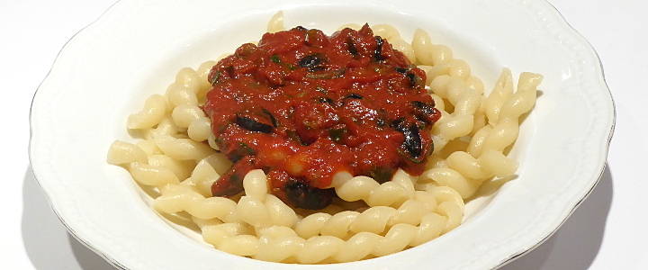 Fusilli alla puttanesca