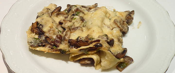 lasagne ai funghi
