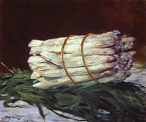 Manet Spargelbündel