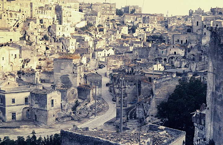 Altstadt von Matera mit Sassi